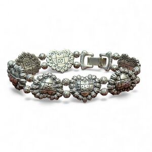 Vintage Brighton Heart Silver Clasp Bracelet